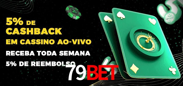 Promoções do cassino ao Vivo 79BET